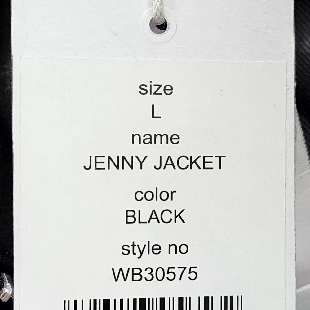 Walter Baker Women's 100% Leather Fitted Crop Moto Jenny Jacket - L - Picture 7 of 7